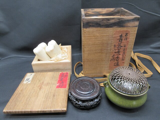 箱、仕覆、など時代ものです/骨董品の買取は福岡玄燈舎