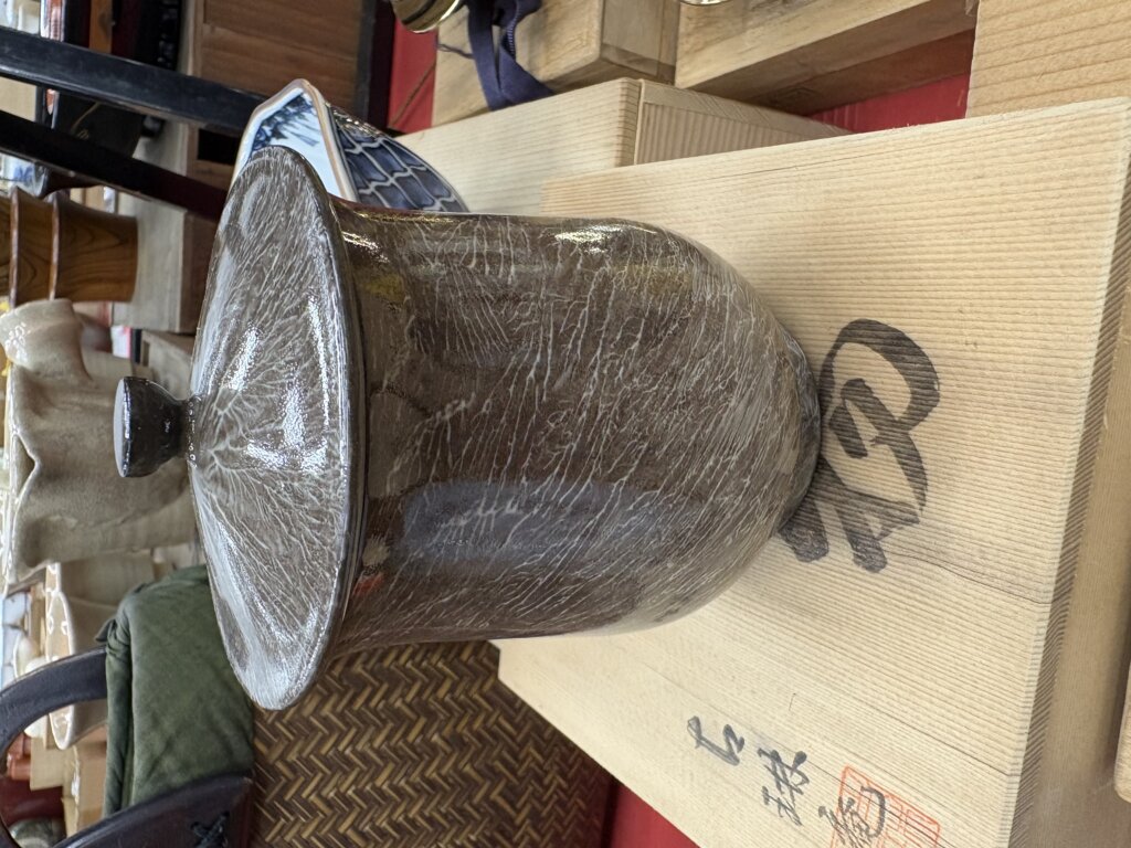 現川焼臥牛の茶器買取ました。骨董品