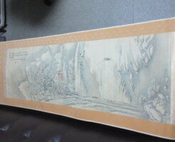 中国南画の掛軸買取りました/骨董品