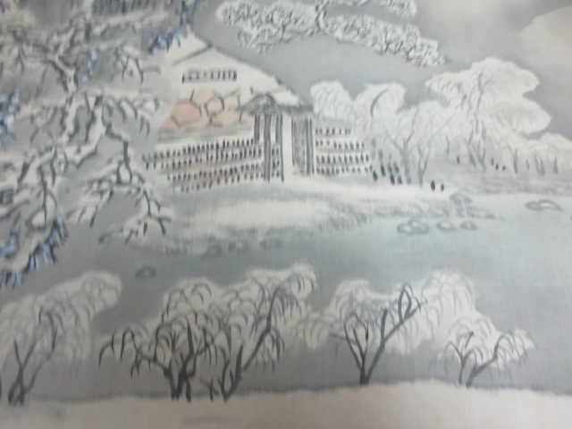 和風の趣のある南画掛軸です/骨董品の買取は玄燈舎