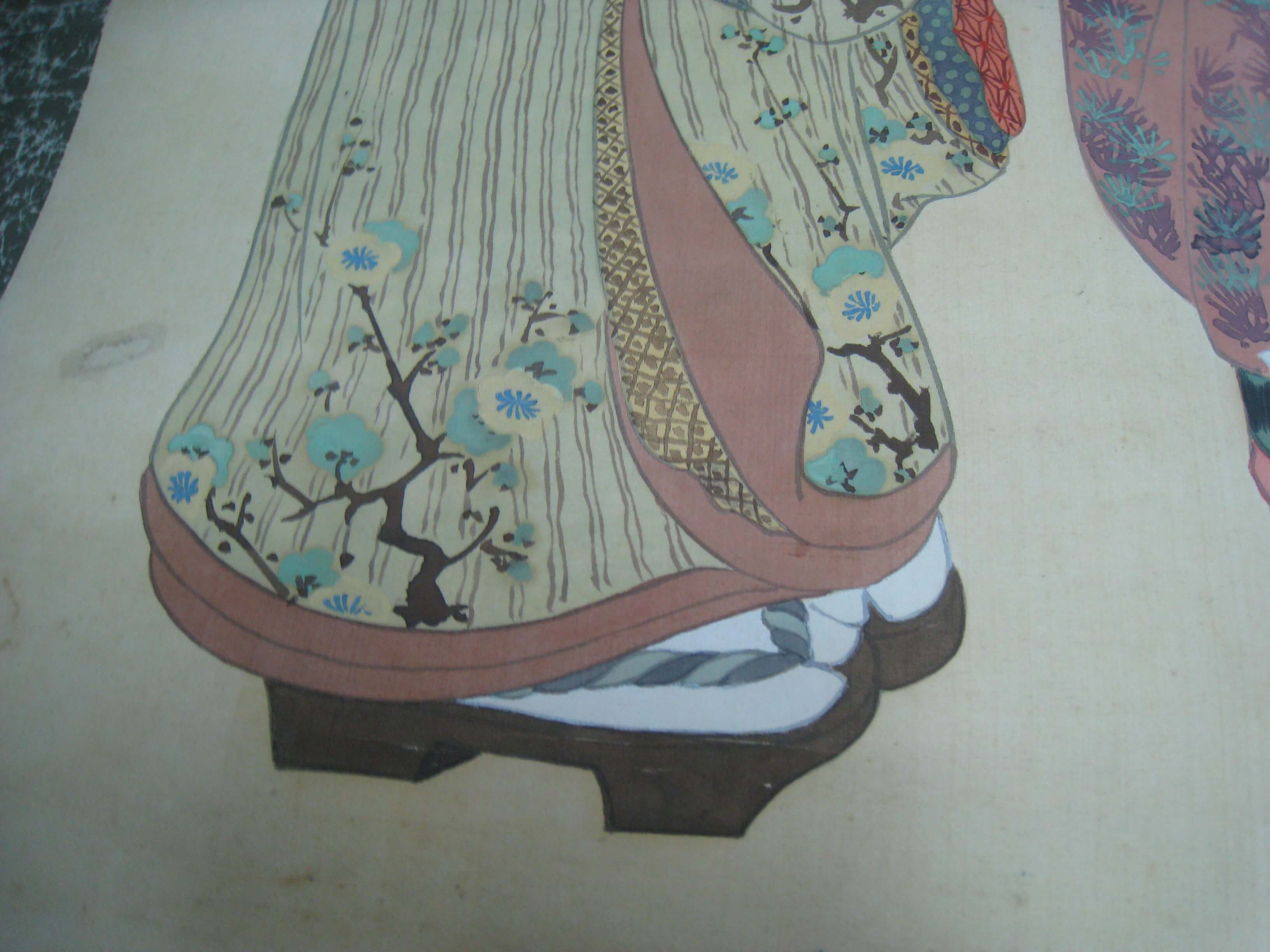 とても細やかな色遣いです/日本画の買取も福岡玄燈舎へ