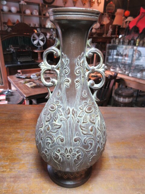 中国の銅製花瓶です/福岡・骨董品