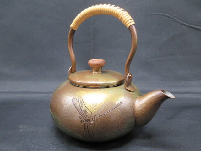 叩き銅の素晴らしい急須ですね/茶道具の買取 福岡