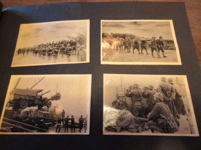 歩兵やトラックなどが写っています/写真帳の買取は福岡玄燈舎