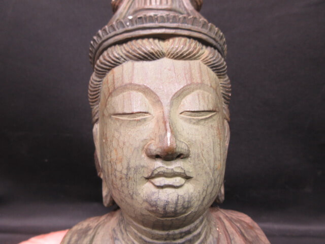 とても良い表情の菩薩様です/骨董品の買取は福岡玄燈舎