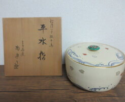 高台寺窯の仁清水指買取りました/京焼の買取は福岡玄燈舎