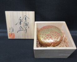 金襴手の香合買取りました/骨董品・福岡