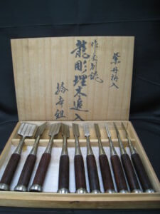 在銘の鑿を買取りました/福岡春日市・骨董品